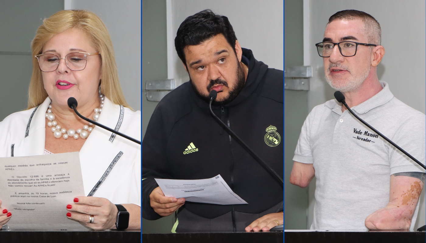 VEREADORES ABORDAM SOBRE MOÇÕES DE APLAUSOS