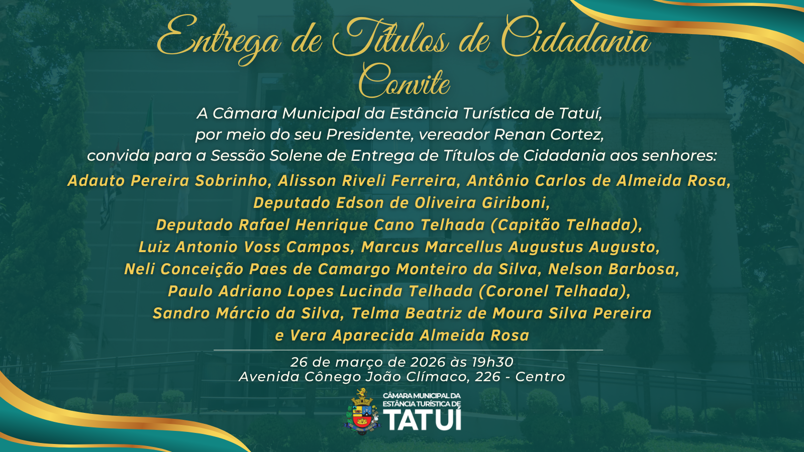 26 03 Entrega de Títulos de Cidadania