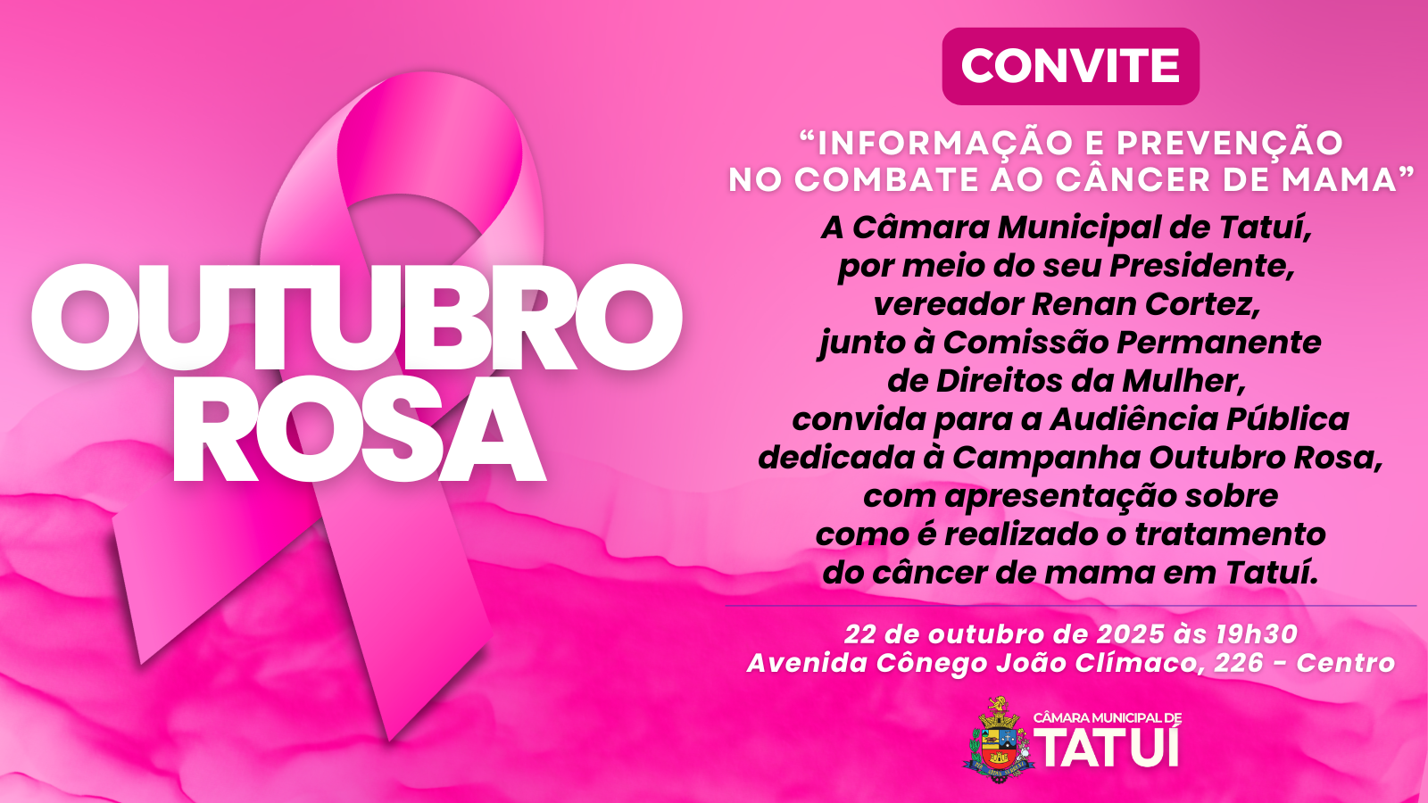 Audiência Outubro Rosa