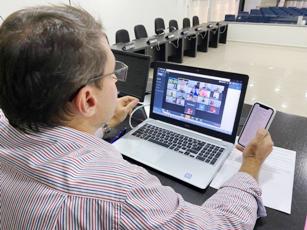 CÂMARA RETOMA SESSÕES ORDINÁRIAS COM SISTEMA REMOTO