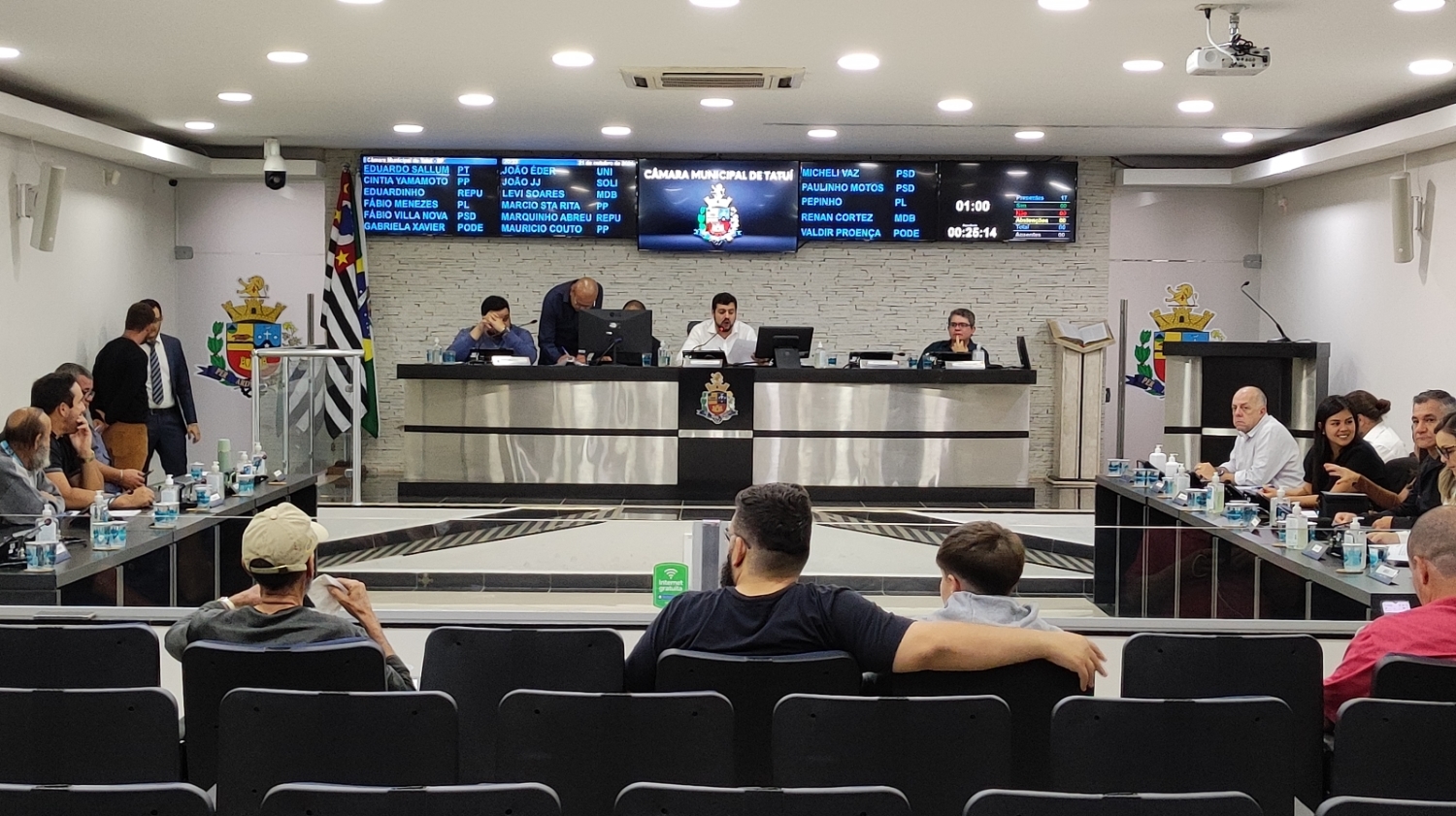 VEREADORES ENVIAM 44 REQUERIMENTOS À PREFEITURA DE TATUÍ