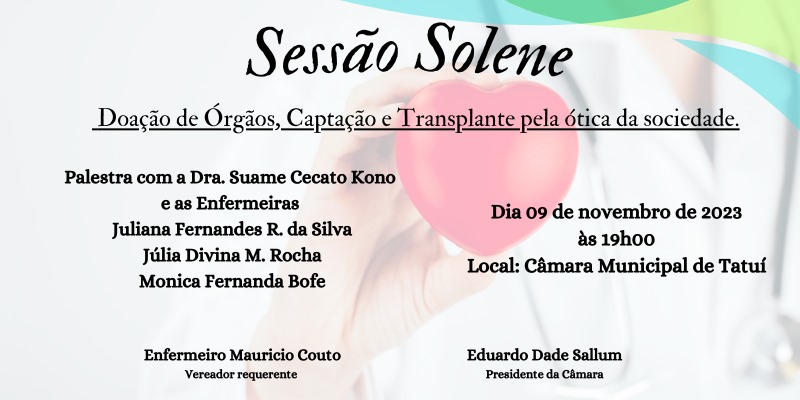 SESSÃO SOLENE