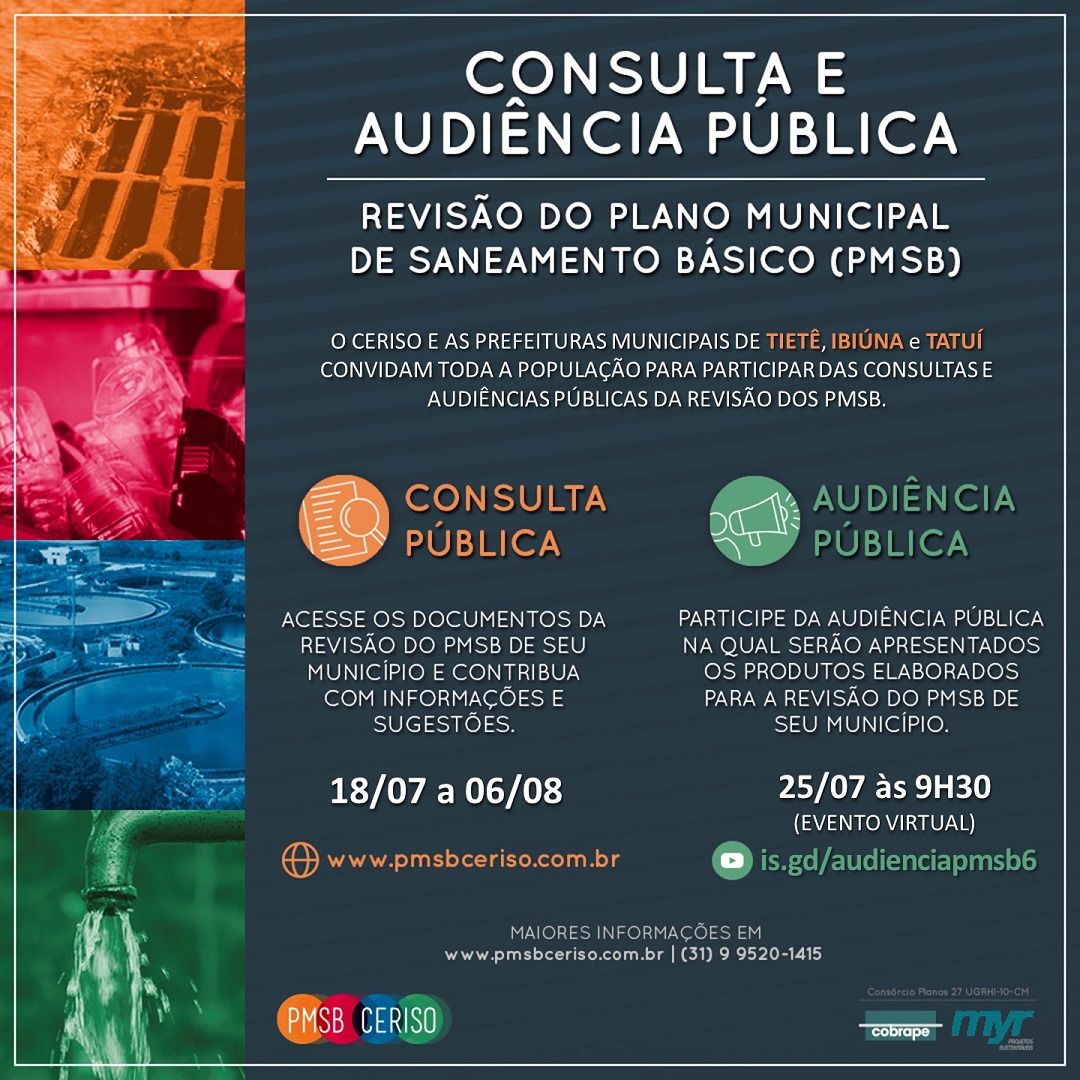 AUDIÊNCIA PÚBLICA - PLANO MUNICIPAL DE SANEAMENTO BÁSICO